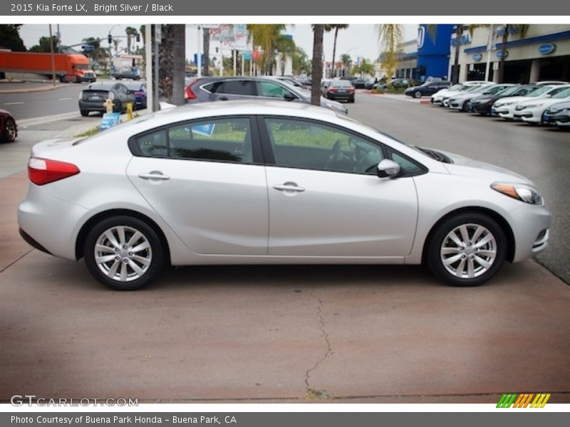 Bright Silver / Black 2015 Kia Forte LX