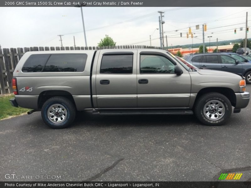 Steel Gray Metallic / Dark Pewter 2006 GMC Sierra 1500 SL Crew Cab 4x4