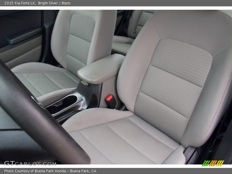 Bright Silver / Black 2015 Kia Forte LX