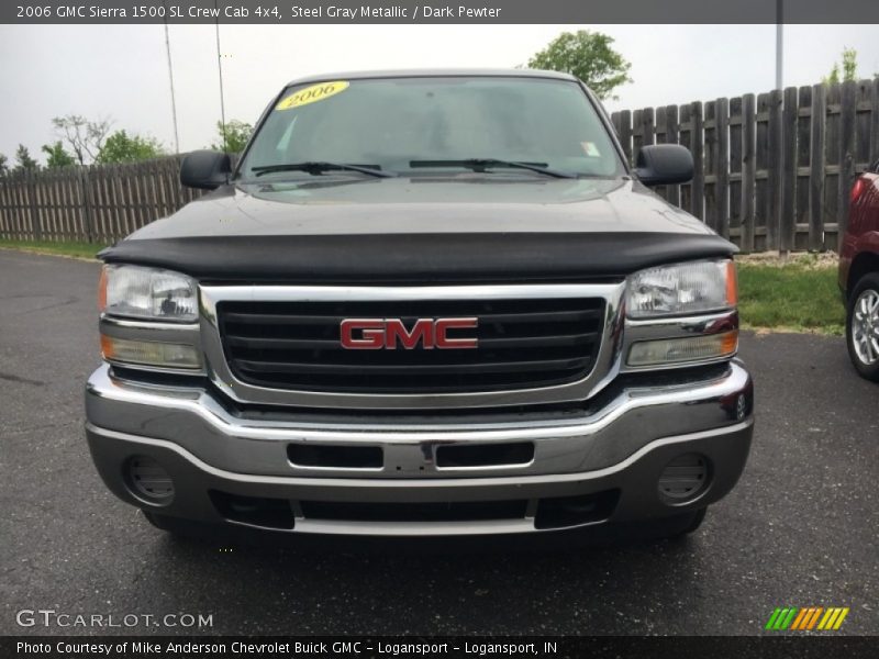 Steel Gray Metallic / Dark Pewter 2006 GMC Sierra 1500 SL Crew Cab 4x4