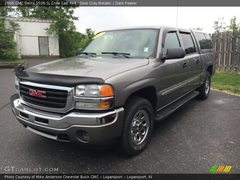 Steel Gray Metallic / Dark Pewter 2006 GMC Sierra 1500 SL Crew Cab 4x4