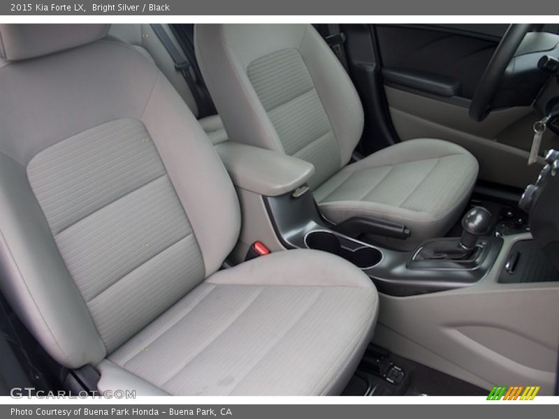 Bright Silver / Black 2015 Kia Forte LX