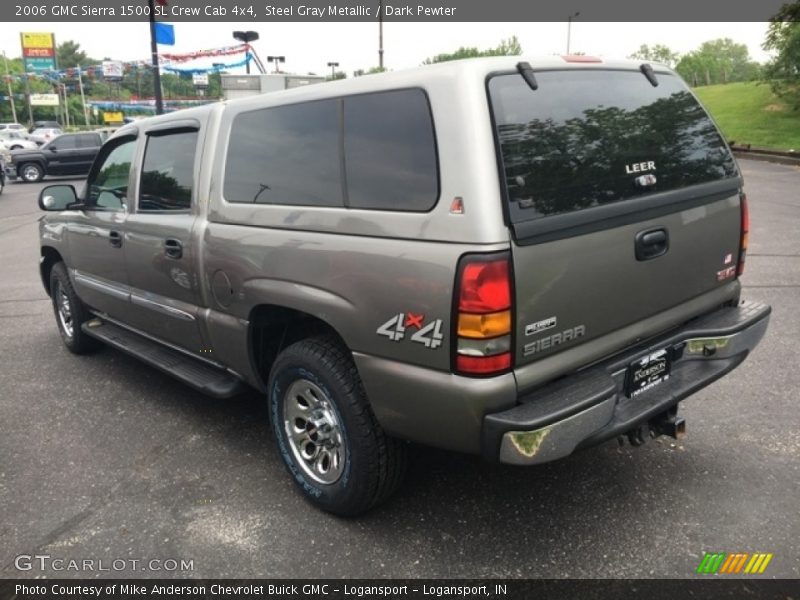 Steel Gray Metallic / Dark Pewter 2006 GMC Sierra 1500 SL Crew Cab 4x4