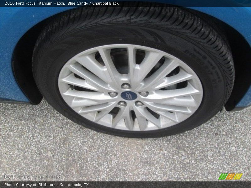 Blue Candy / Charcoal Black 2016 Ford Focus Titanium Hatch