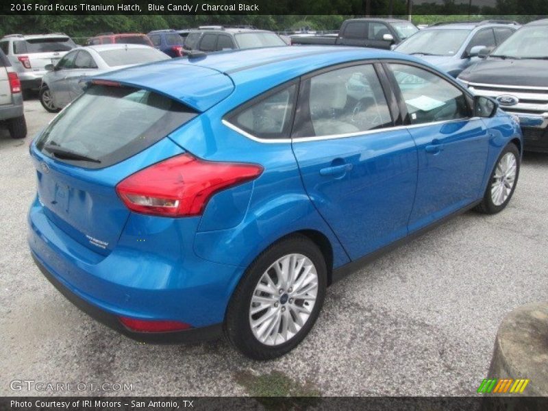 Blue Candy / Charcoal Black 2016 Ford Focus Titanium Hatch
