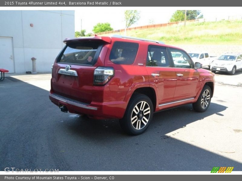 Barcelona Red Metallic / Black 2015 Toyota 4Runner Limited 4x4