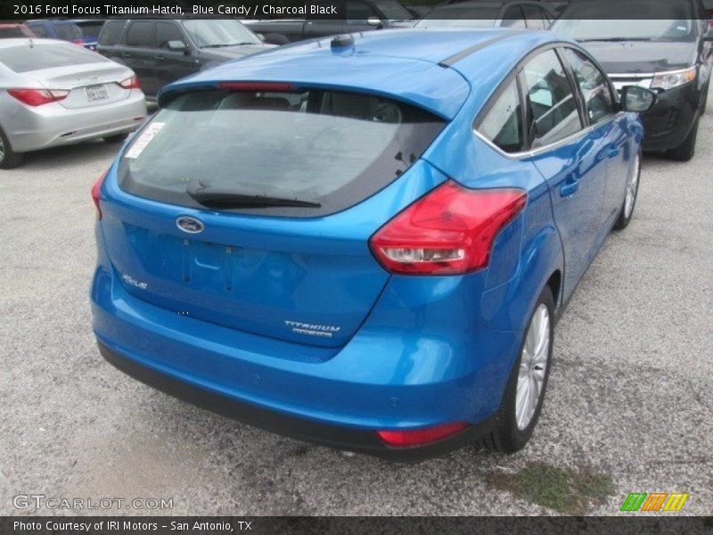 Blue Candy / Charcoal Black 2016 Ford Focus Titanium Hatch