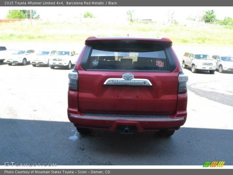 Barcelona Red Metallic / Black 2015 Toyota 4Runner Limited 4x4