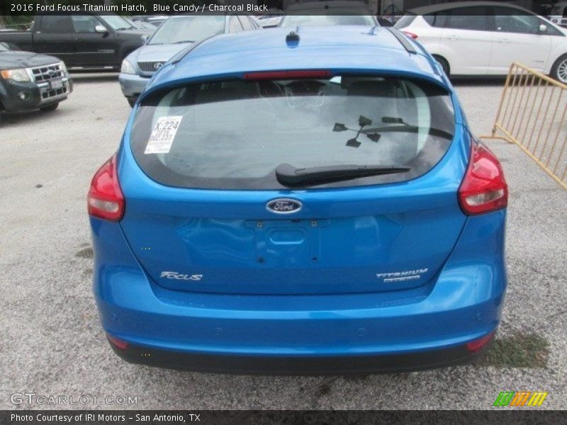 Blue Candy / Charcoal Black 2016 Ford Focus Titanium Hatch