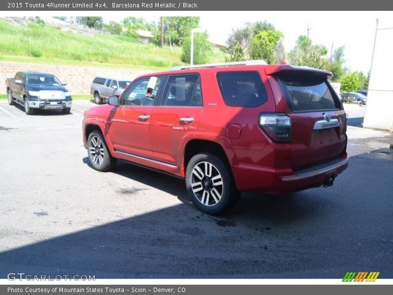 Barcelona Red Metallic / Black 2015 Toyota 4Runner Limited 4x4