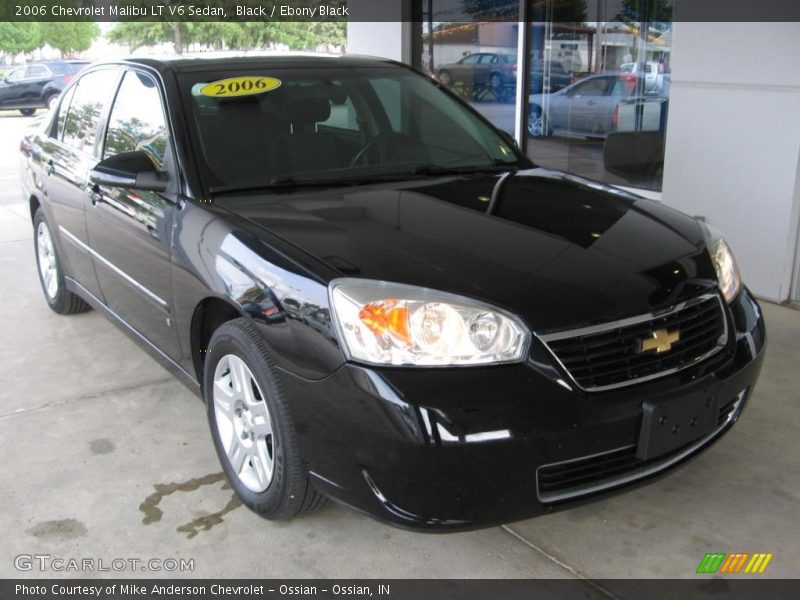 Black / Ebony Black 2006 Chevrolet Malibu LT V6 Sedan