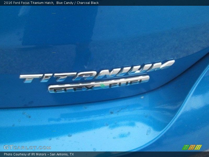 Blue Candy / Charcoal Black 2016 Ford Focus Titanium Hatch