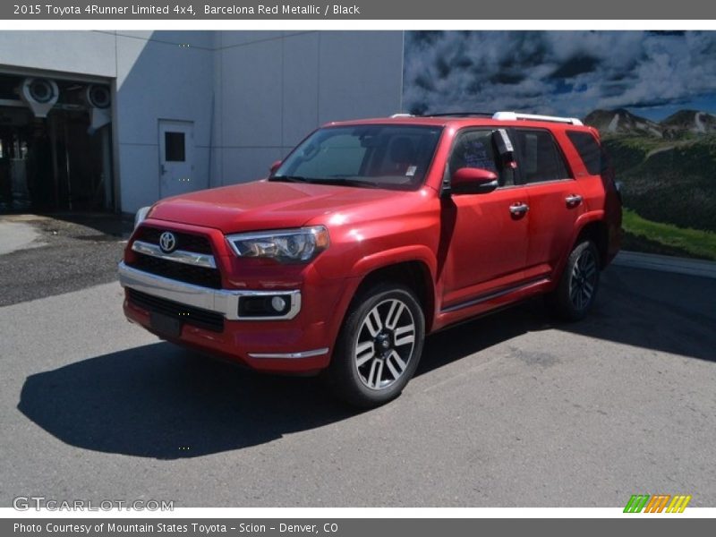 Barcelona Red Metallic / Black 2015 Toyota 4Runner Limited 4x4
