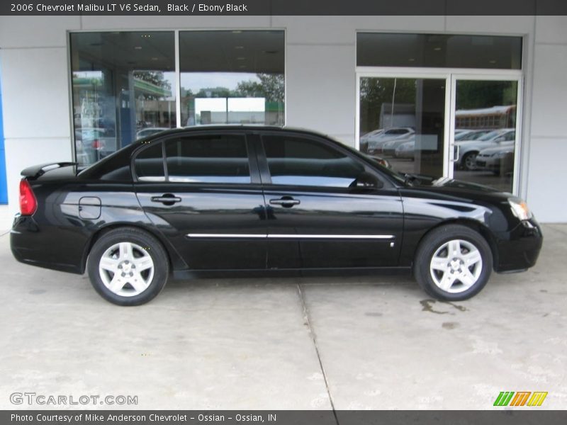 Black / Ebony Black 2006 Chevrolet Malibu LT V6 Sedan