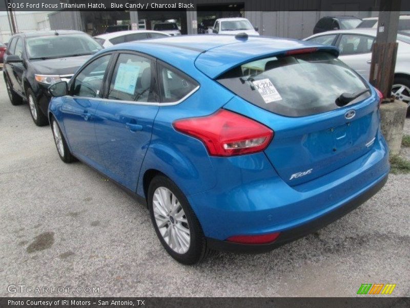 Blue Candy / Charcoal Black 2016 Ford Focus Titanium Hatch