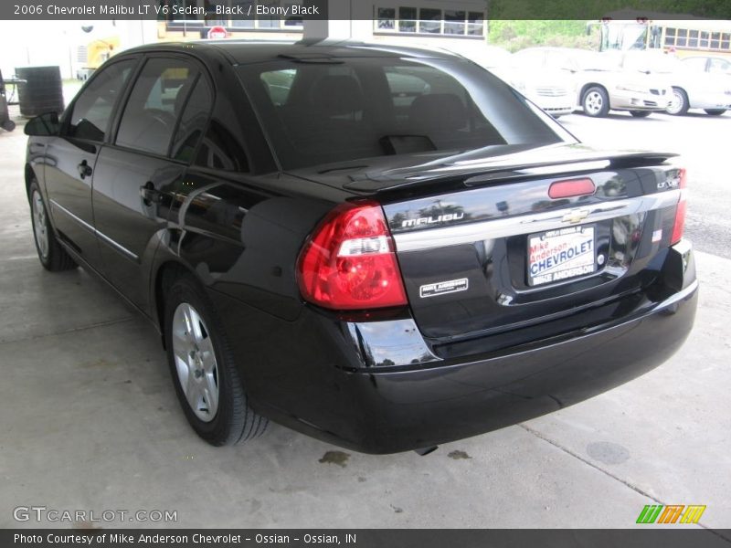 Black / Ebony Black 2006 Chevrolet Malibu LT V6 Sedan