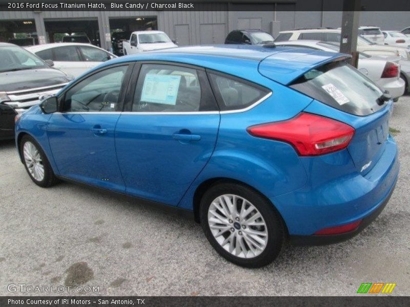 Blue Candy / Charcoal Black 2016 Ford Focus Titanium Hatch