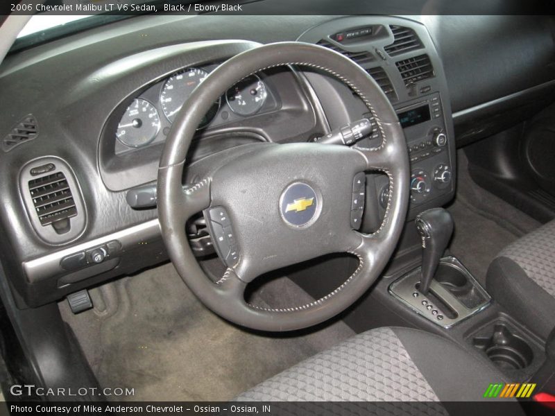 Black / Ebony Black 2006 Chevrolet Malibu LT V6 Sedan