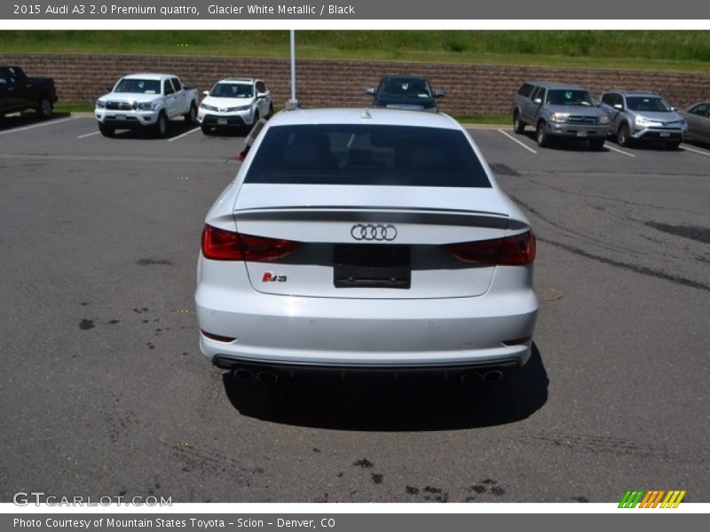 Glacier White Metallic / Black 2015 Audi A3 2.0 Premium quattro