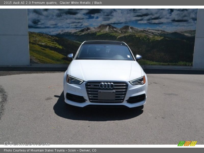 Glacier White Metallic / Black 2015 Audi A3 2.0 Premium quattro