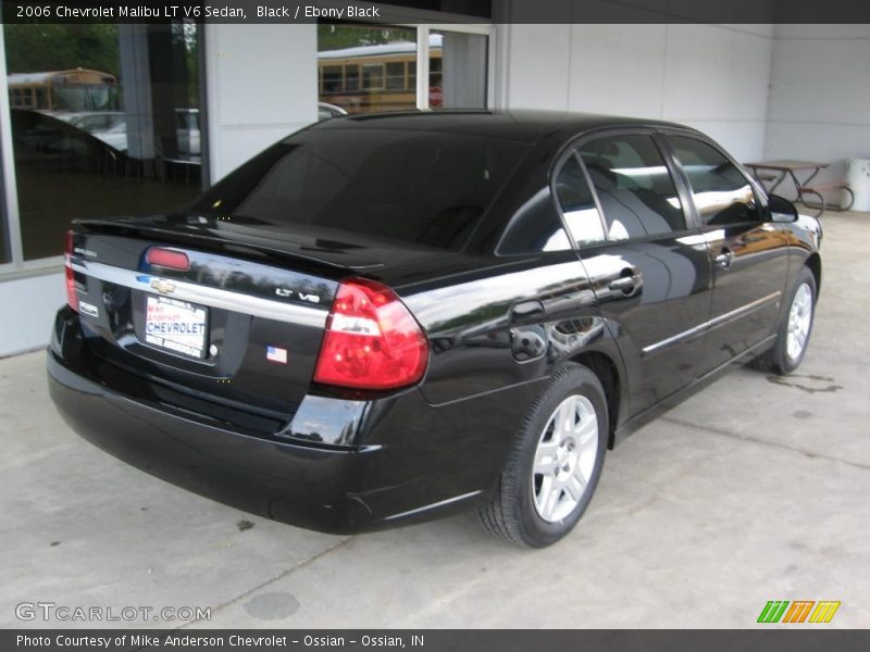 Black / Ebony Black 2006 Chevrolet Malibu LT V6 Sedan