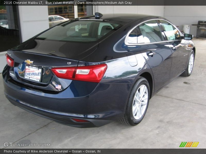 Blue Velvet Metallic / Dark Atmosphere/Medium Ash Gray 2016 Chevrolet Malibu LT