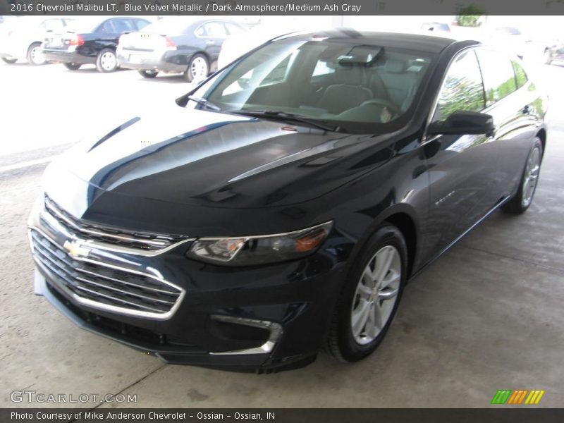 Blue Velvet Metallic / Dark Atmosphere/Medium Ash Gray 2016 Chevrolet Malibu LT