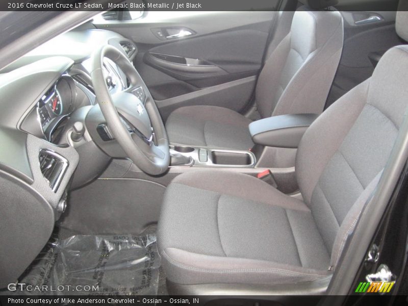Mosaic Black Metallic / Jet Black 2016 Chevrolet Cruze LT Sedan
