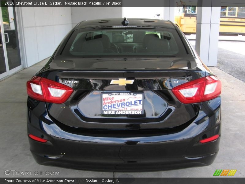 Mosaic Black Metallic / Jet Black 2016 Chevrolet Cruze LT Sedan