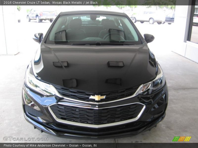 Mosaic Black Metallic / Jet Black 2016 Chevrolet Cruze LT Sedan