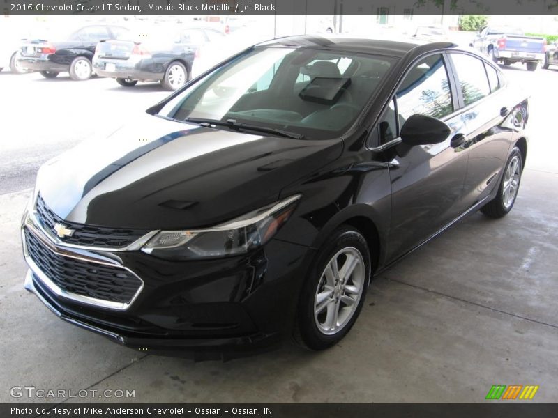 Mosaic Black Metallic / Jet Black 2016 Chevrolet Cruze LT Sedan