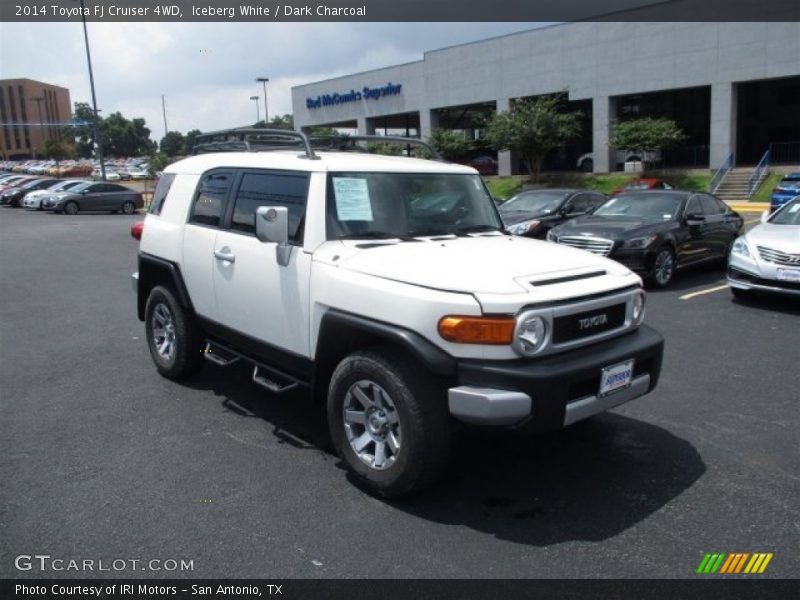 Iceberg White / Dark Charcoal 2014 Toyota FJ Cruiser 4WD