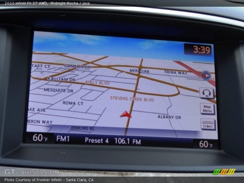 Midnight Mocha / Java 2013 Infiniti FX 37 AWD