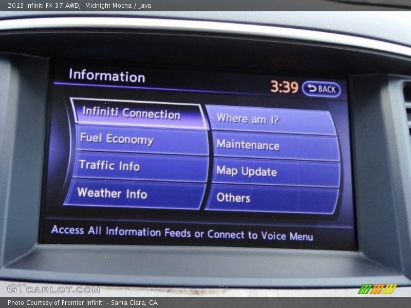 Midnight Mocha / Java 2013 Infiniti FX 37 AWD