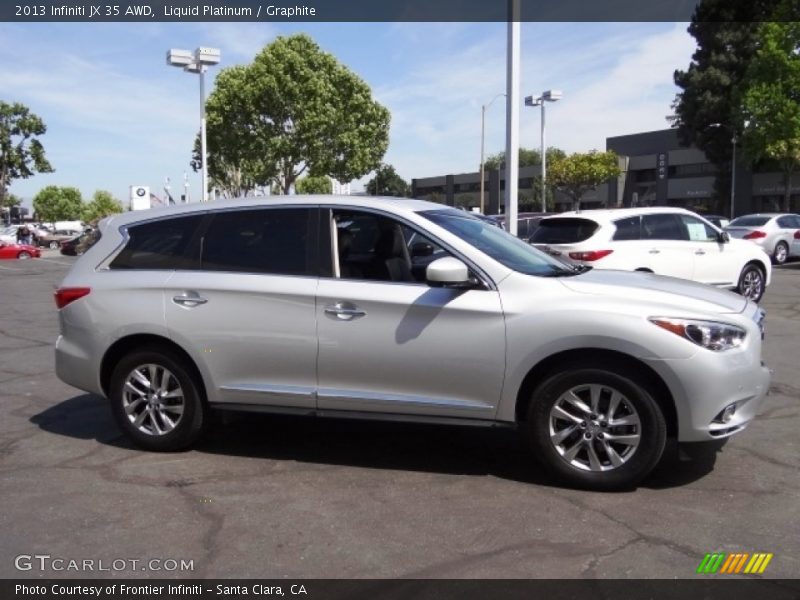 Liquid Platinum / Graphite 2013 Infiniti JX 35 AWD