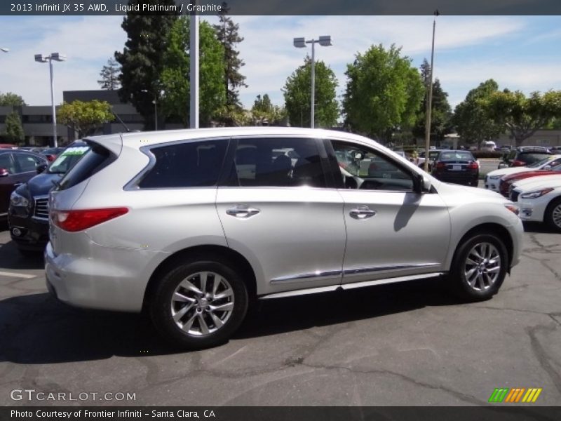 Liquid Platinum / Graphite 2013 Infiniti JX 35 AWD