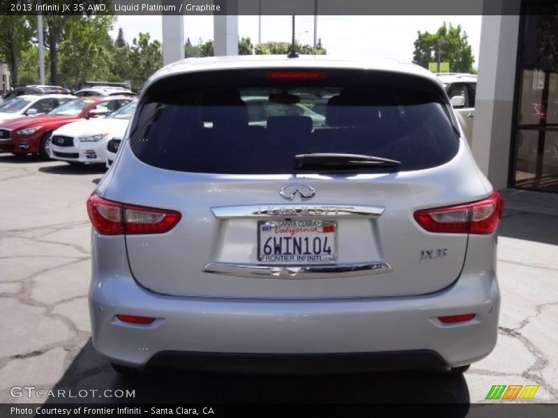 Liquid Platinum / Graphite 2013 Infiniti JX 35 AWD