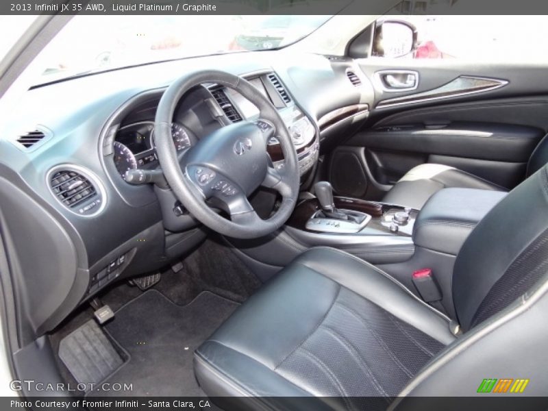Liquid Platinum / Graphite 2013 Infiniti JX 35 AWD