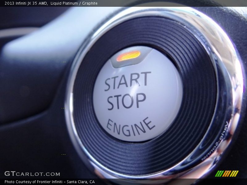 Liquid Platinum / Graphite 2013 Infiniti JX 35 AWD