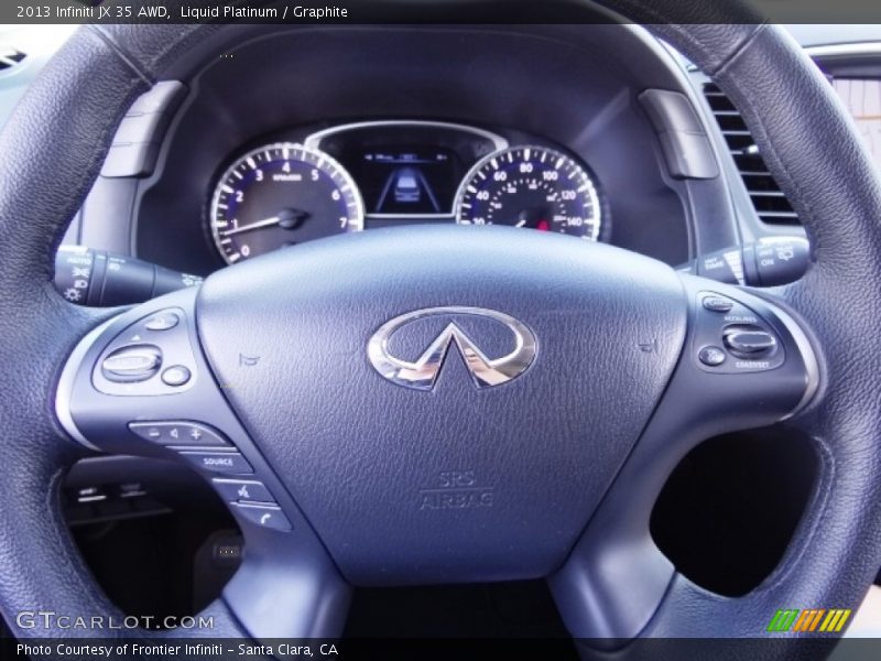 Liquid Platinum / Graphite 2013 Infiniti JX 35 AWD