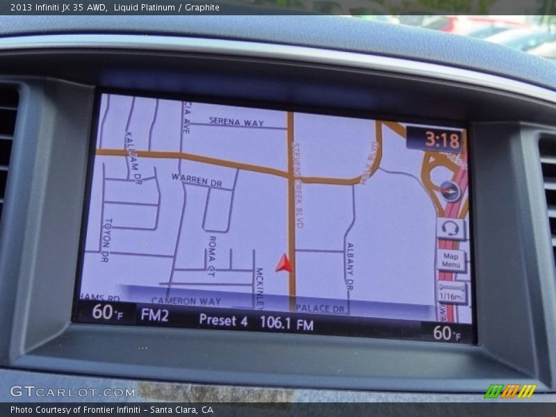 Liquid Platinum / Graphite 2013 Infiniti JX 35 AWD