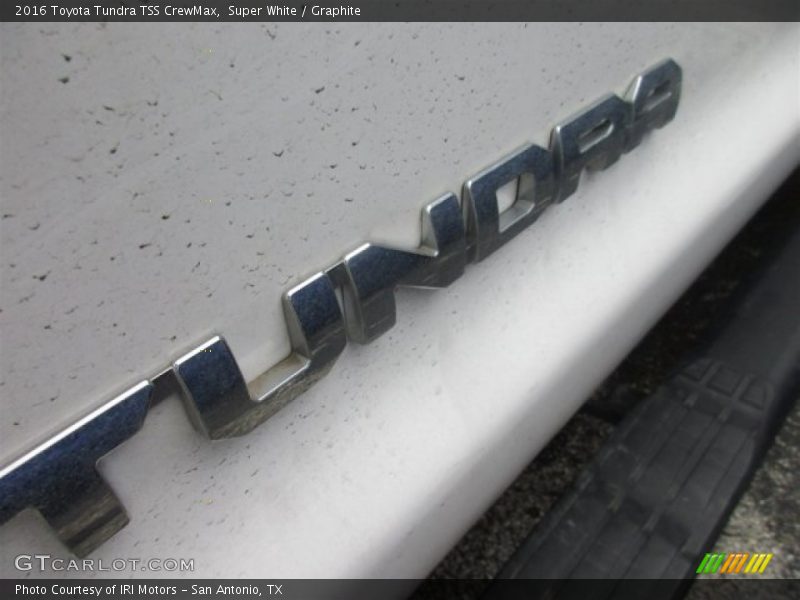 Super White / Graphite 2016 Toyota Tundra TSS CrewMax