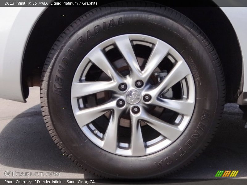 Liquid Platinum / Graphite 2013 Infiniti JX 35 AWD