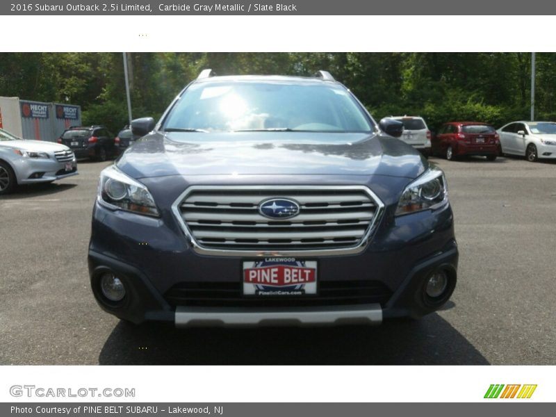 Carbide Gray Metallic / Slate Black 2016 Subaru Outback 2.5i Limited