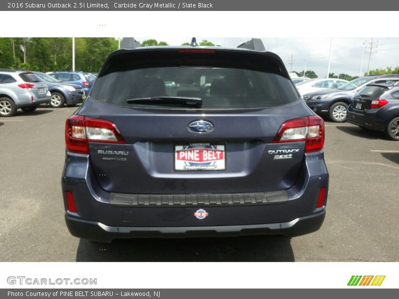 Carbide Gray Metallic / Slate Black 2016 Subaru Outback 2.5i Limited