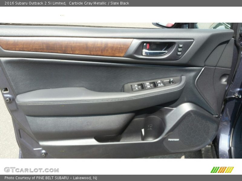 Carbide Gray Metallic / Slate Black 2016 Subaru Outback 2.5i Limited