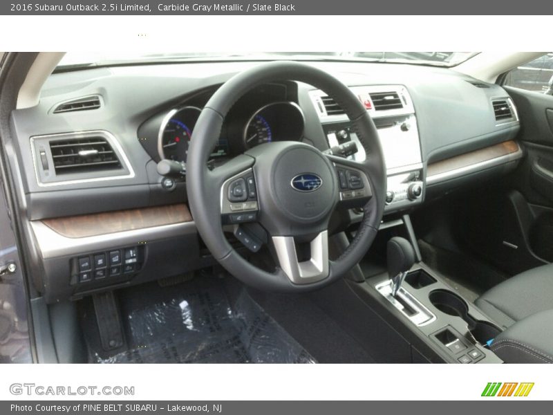 Carbide Gray Metallic / Slate Black 2016 Subaru Outback 2.5i Limited