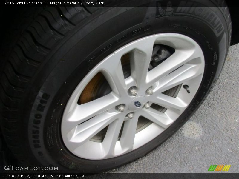 Magnetic Metallic / Ebony Black 2016 Ford Explorer XLT