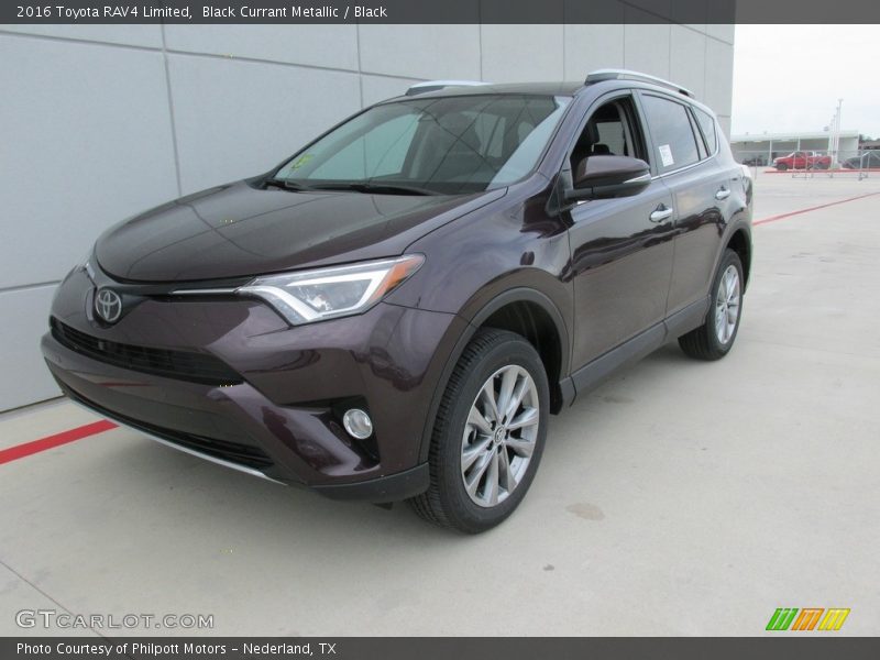 Black Currant Metallic / Black 2016 Toyota RAV4 Limited