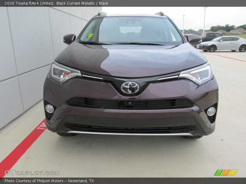 Black Currant Metallic / Black 2016 Toyota RAV4 Limited